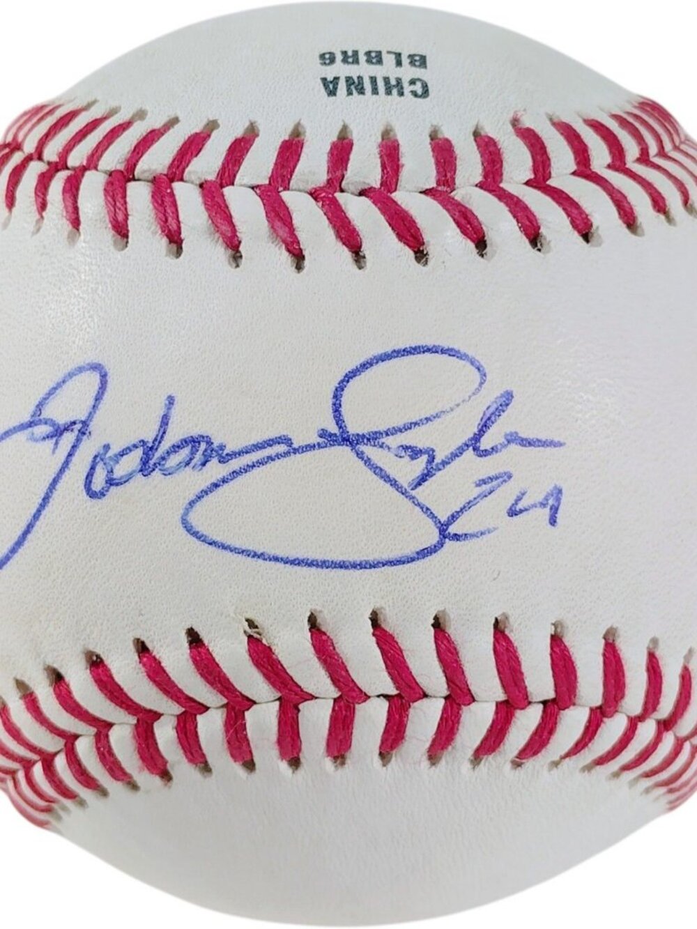 Jordan Lyles Autographed Baseball KC Royals Signed COA Proof Photo